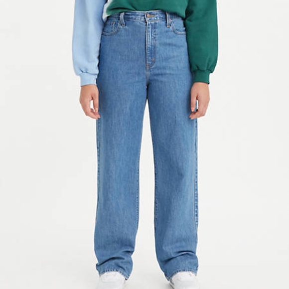 Levi's Size 31 Joe Stoned High Waisted Straight‎ Denim Jeans - Picture 9 of 9